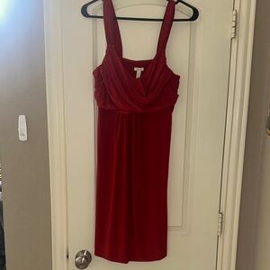 Soma Red Sleeveless Dress